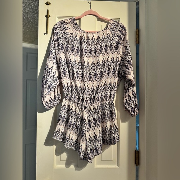 NEW Eberjey Revolve Rumba Reed Romper Pink Tie Since Small/Medium NWT - Picture 4 of 7